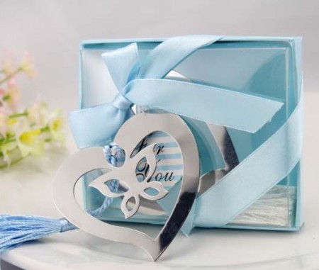 Puntos de libro " Corazón mariposa "